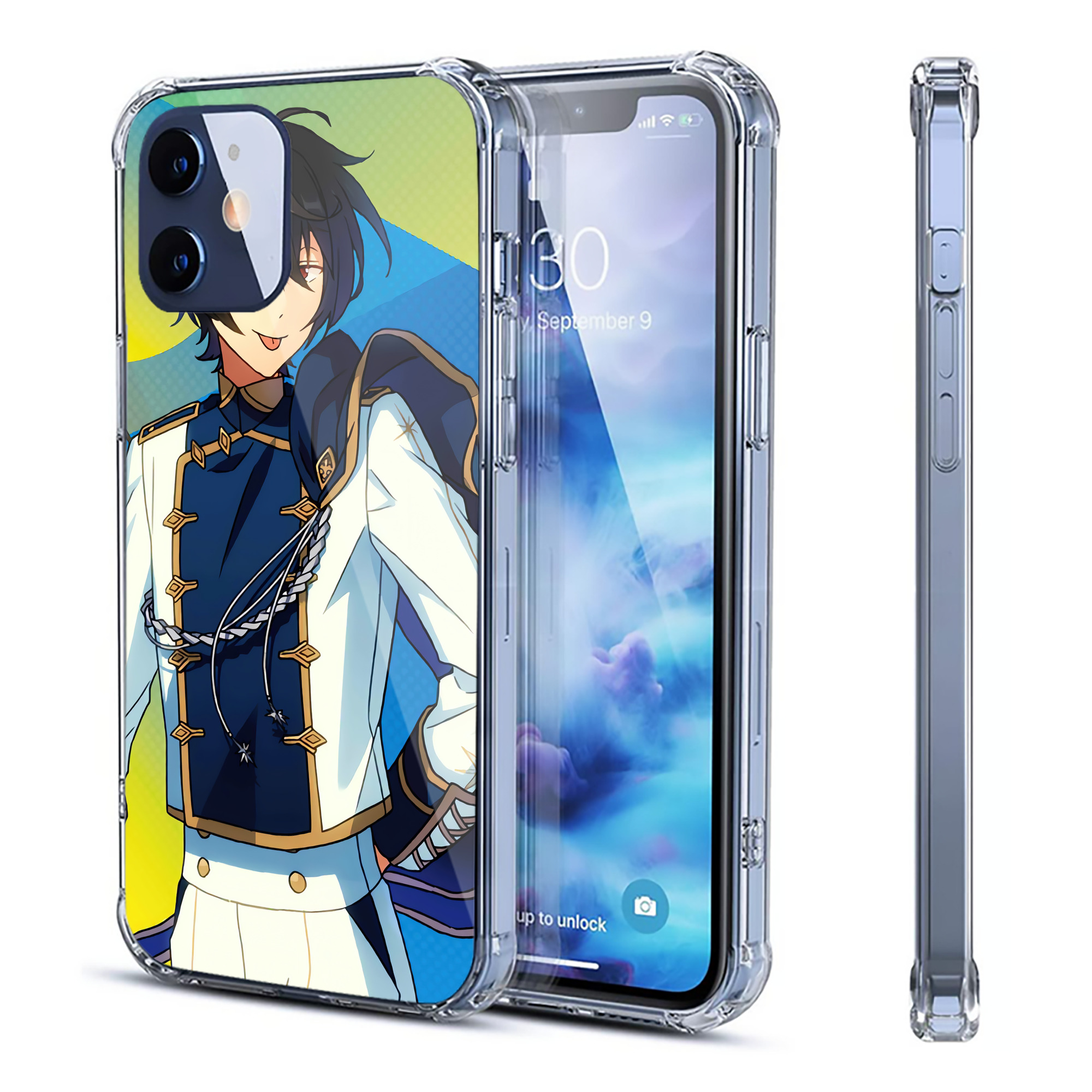 （画像用） あんさんぶるスターズ! Ensemble Stars 【iPhone 12シリーズ対応】透明スマホケース（クリアソフトケース）